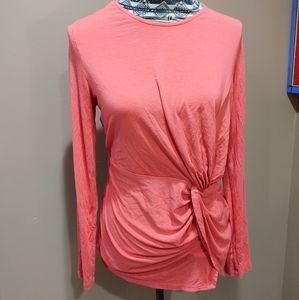 Karen Kane Coral Twist Front Top